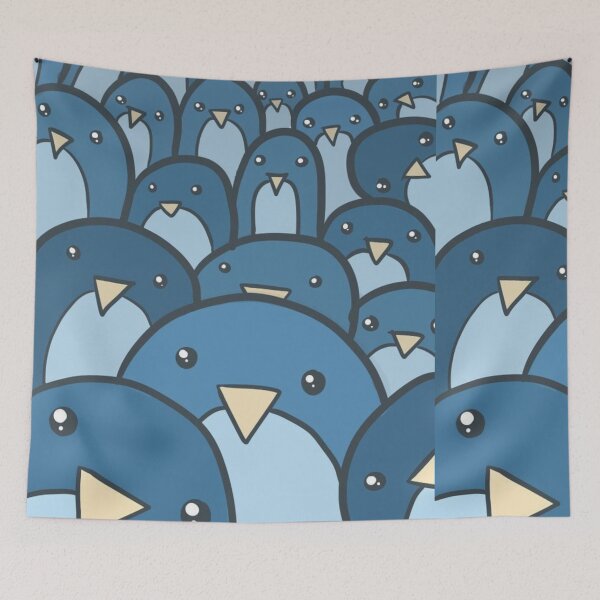 Item preview, A flock of playful penguins designed and sold by 0youcef0.