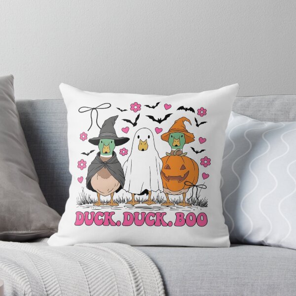 Item preview, Duck Duck Boo Funny Halloween Duck Ghost Witch designed and sold by KroghDs.