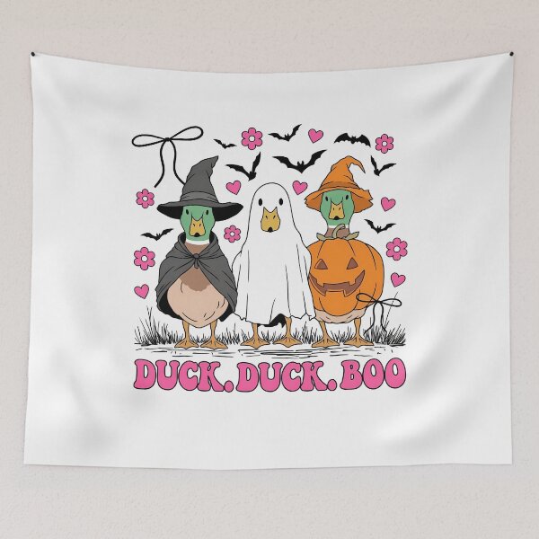 Item preview, Duck Duck Boo Funny Halloween Duck Ghost Witch designed and sold by KroghDs.