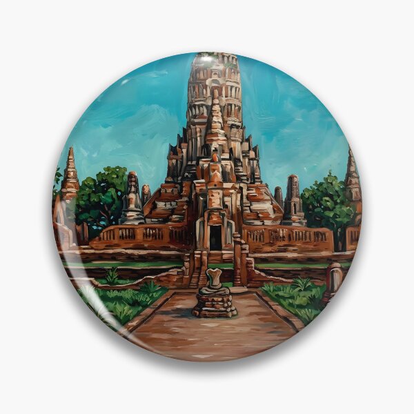 Item preview, Ayutthaya Acrylic Travel Print Thailand designed and sold by POSTERIOCREW.