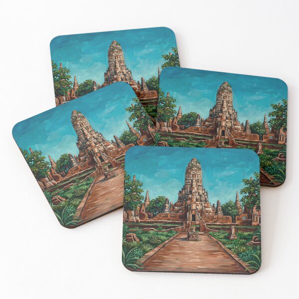 Item preview, Ayutthaya Acrylic Travel Print Thailand designed and sold by POSTERIOCREW.