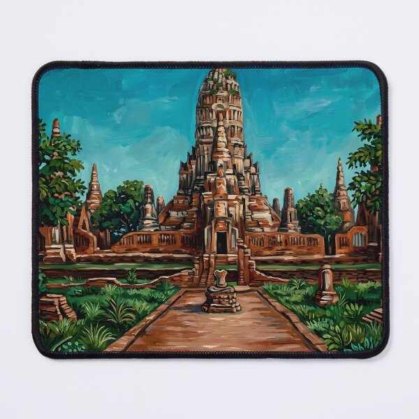 Item preview, Ayutthaya Acrylic Travel Print Thailand designed and sold by POSTERIOCREW.