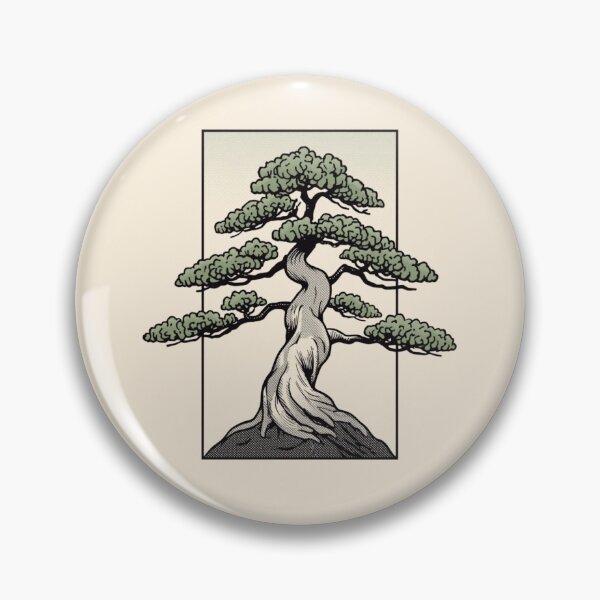 Item preview, Quiet Growth — Bonsai in Sage designed and sold by DuliDoodles.
