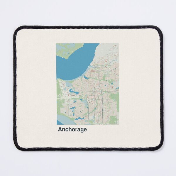 Item preview, Anchorage Minimalistic Map Art designed and sold by MapsNerd.