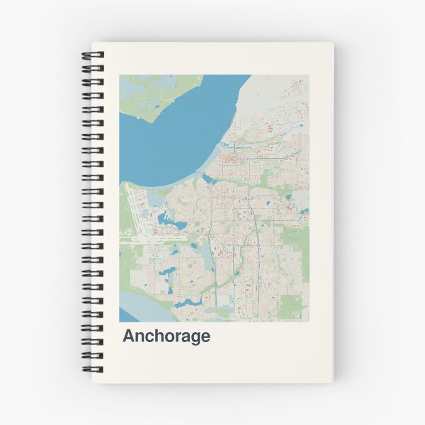 Item preview, Anchorage Minimalistic Map Art designed and sold by MapsNerd.