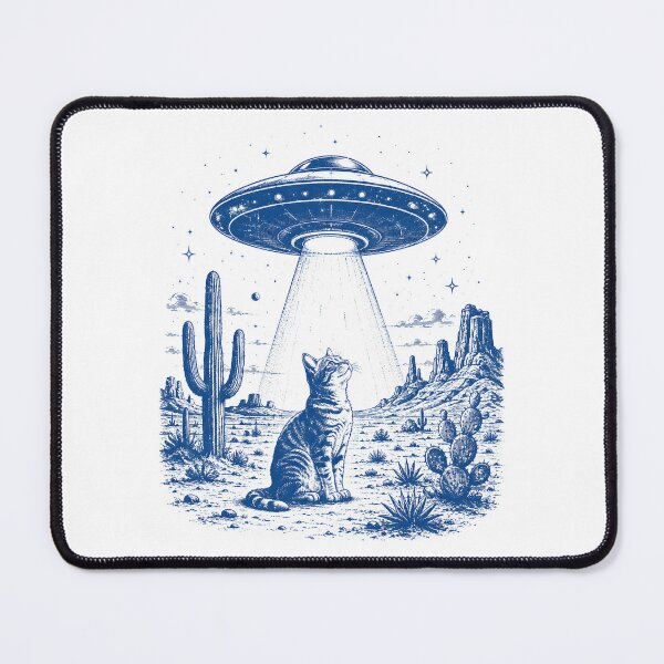 Item preview, Cowboy Cat UFO designed and sold by Animavera.