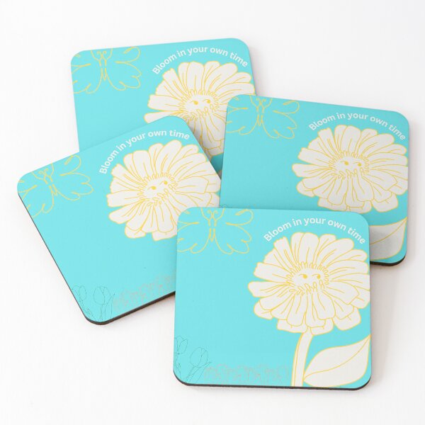 Item preview, Bloom in your own time retro flower butterfly  designed and sold by Jazzytouch.