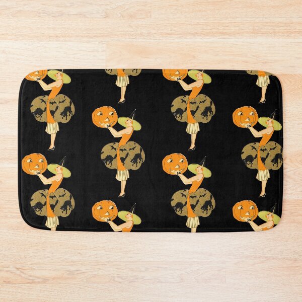 Item preview, Pumpkin Art Deco Witch designed and sold by amanda150771.