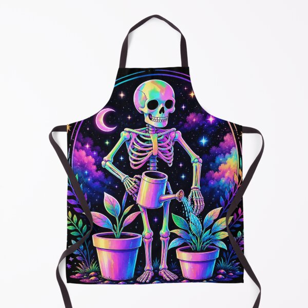 Item preview, Cosmic Rainbow Skeleton Gardener designed and sold by Hari Arts.