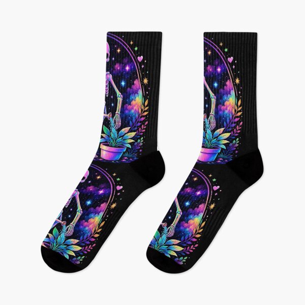 Item preview, Cosmic Rainbow Skeleton Gardener designed and sold by Hari Arts.