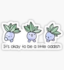 A Little Oddish Sticker