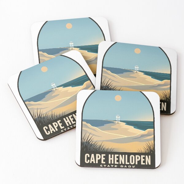 Item preview, Cape Henlopen State Park Delaware Travel Badge Sticker designed and sold by DetourDgn.