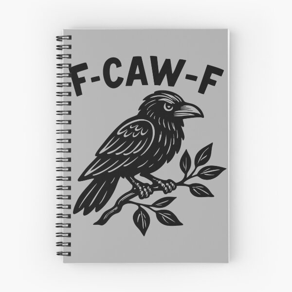 Item preview, F-Caw-F Raven Crow Funny Bird Design designed and sold by Sed94.