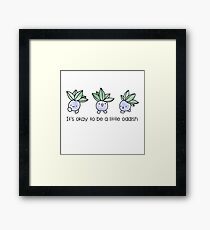 A Little Oddish Framed Print