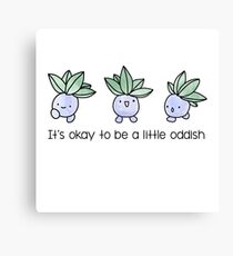 Ein kleiner Oddish Leinwanddruck
