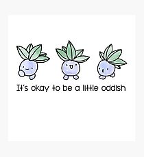 A Little Oddish Photographic Print