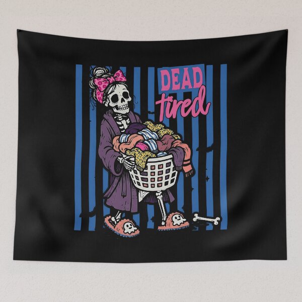 Item preview, Dead Tired Skeleton Mom Halloween designed and sold by KroghDs.