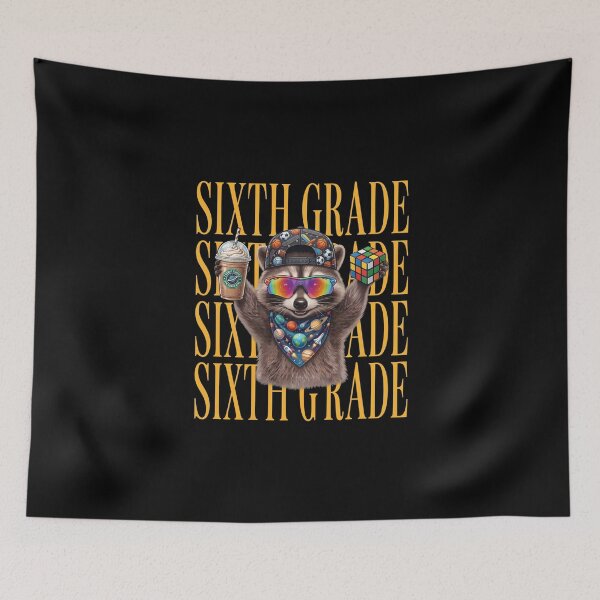 Item preview, Sixth Grade Funny Raccoon Back To School  designed and sold by CaneufeyCip.