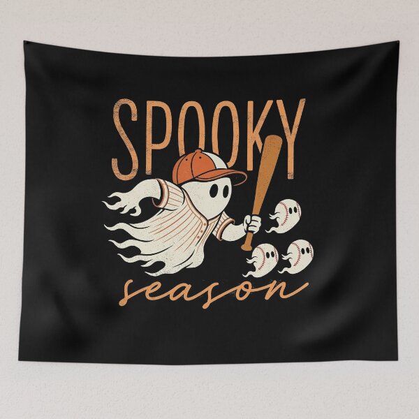 Item preview, Halloween Baseball Ghost Spooky Season Kids designed and sold by KroghDs.