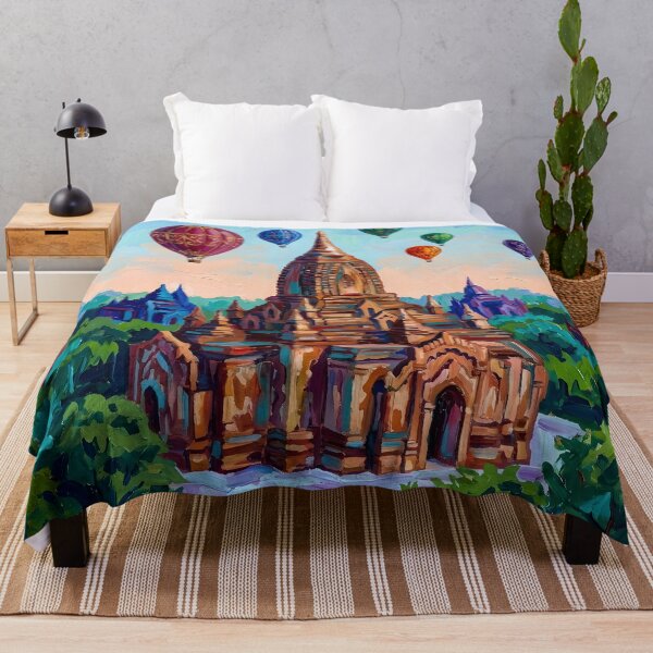 Item preview, Bagan Acrylic Travel Print Myanmar designed and sold by POSTERIOCREW.