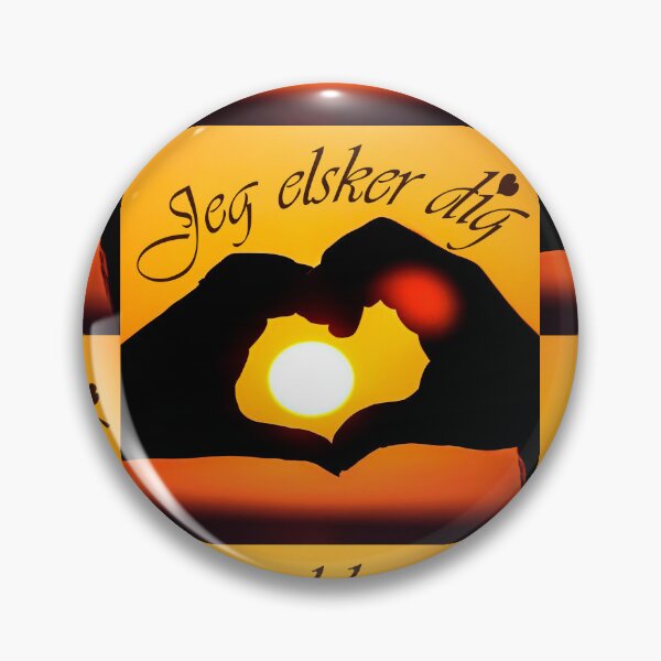 Item preview, Jeg elsker dig ( I love you in Danish) - Sepia designed and sold by Yamy Morrell Art and Design.