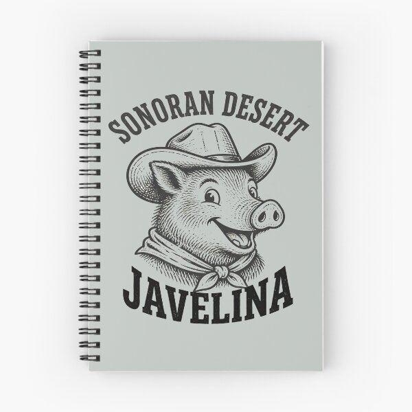 Item preview, Sonoran Desert Javelina – Vintage Western Cowboy Collared Peccary designed and sold by Art-Arcade6.