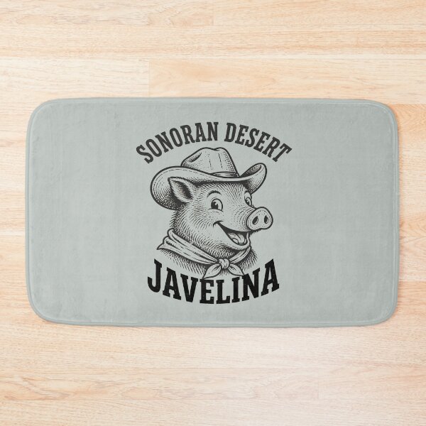 Item preview, Sonoran Desert Javelina – Vintage Western Cowboy Collared Peccary designed and sold by Art-Arcade6.