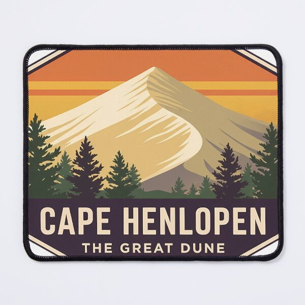 Item preview, Cape Henlopen Great Dune Sticker Delaware designed and sold by DetourDgn.