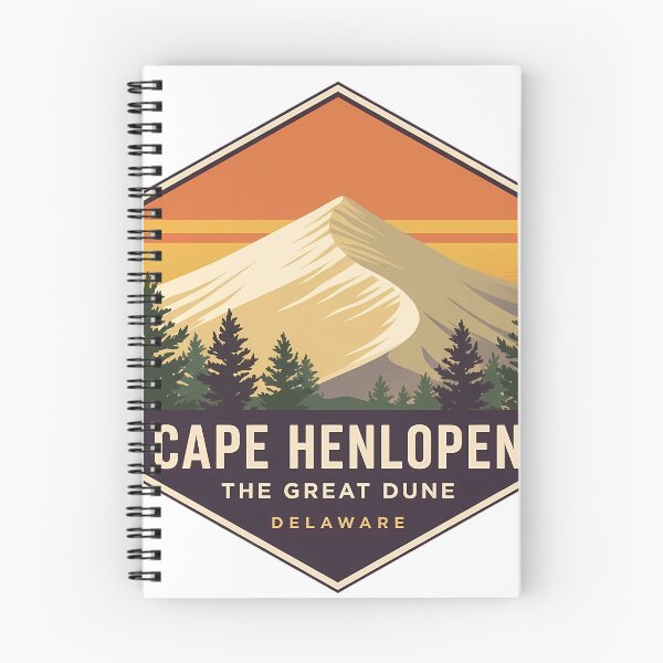 Item preview, Cape Henlopen Great Dune Sticker Delaware designed and sold by DetourDgn.