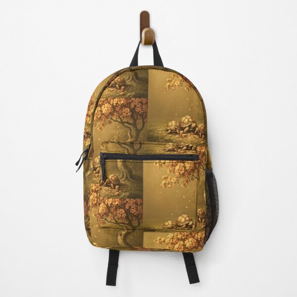 Item preview, Golden Tortoises Under the Blossom Tree designed and sold by CheersTOGETHER.
