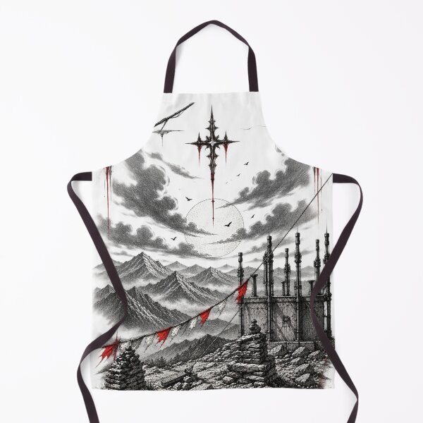 Item preview, Gothic Mountain Adventure – Dark Sketch Style designed and sold by NOVS·94.