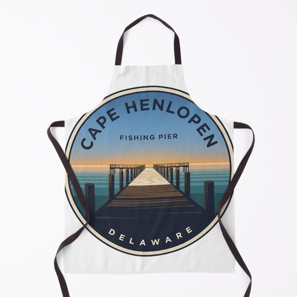 Item preview, Cape Henlopen Fishing Pier Delaware Sticker designed and sold by DetourDgn.
