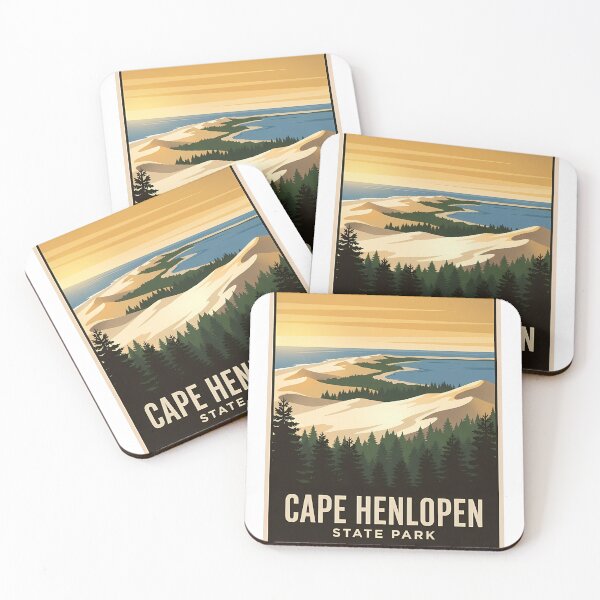 Item preview, Cape Henlopen State Park Panorama Sticker designed and sold by DetourDgn.