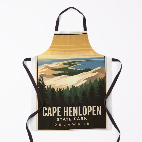Item preview, Cape Henlopen State Park Panorama Sticker designed and sold by DetourDgn.