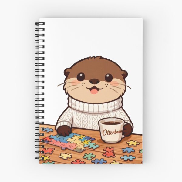 Item preview, Cozy Puzzle Night Sea Otter  designed and sold by Otterbean.