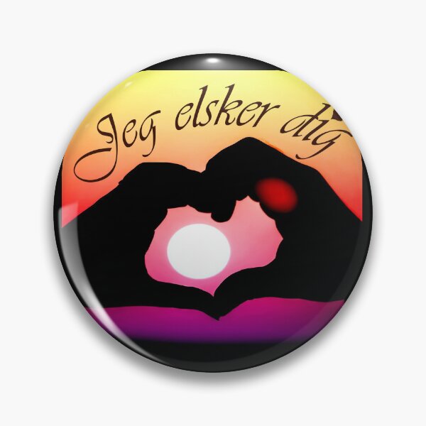 Item preview, Jeg elsker dig ( I love you in Danish) - Pop art designed and sold by Yamy Morrell Art and Design.