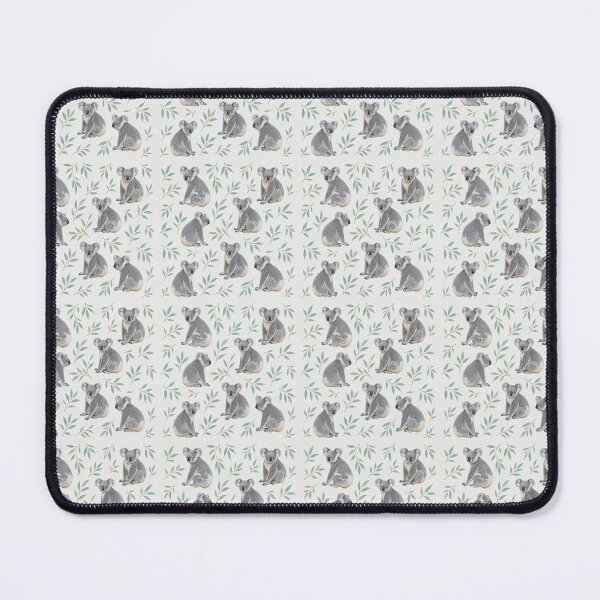 Item preview, Cute koala pattern with eucalyptus leaves designed and sold by JVFotoArt.