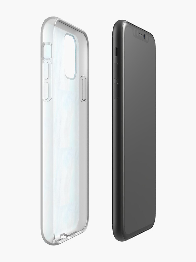 Alternate view of Small Blue Watercolor Bleed Painting iPhone Case & Cover