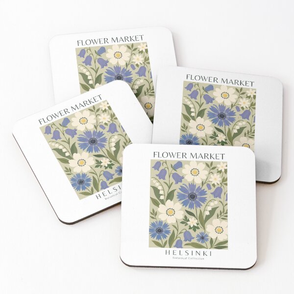 Item preview, Helsinki - Flower Market designed and sold by StudioRedKoala.
