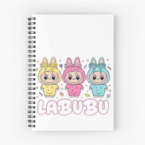 Item preview, Three Cute Pastel Labubu Kawaii Monsters Art designed and sold by AesthinkArt.