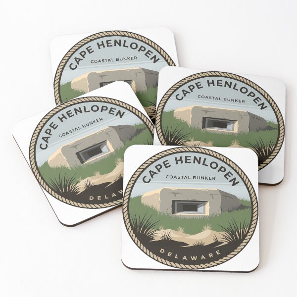 Item preview, Cape Henlopen WWII Bunker Ruins Sticker designed and sold by DetourDgn.