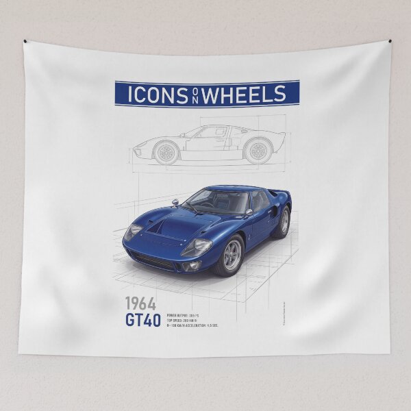 Item preview, GT40 designed and sold by Theodor Decker.