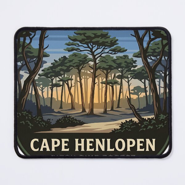 Item preview, Cape Henlopen Pitch Pine Forest Sticker designed and sold by DetourDgn.