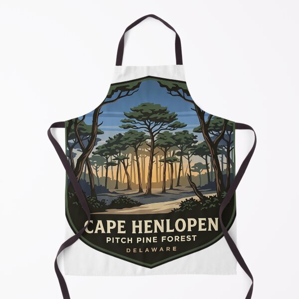 Item preview, Cape Henlopen Pitch Pine Forest Sticker designed and sold by DetourDgn.