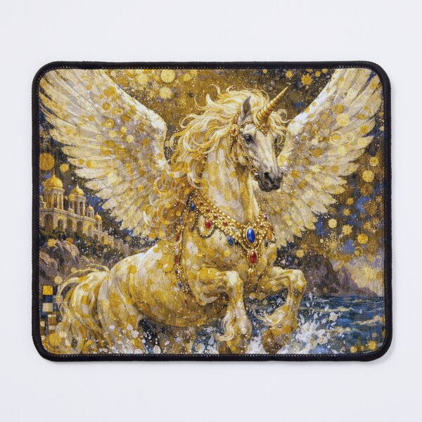 Item preview, Gold Chrysaor Painting – Greek Mythology Warrior and Hero designed and sold by GalleryKauffeld.