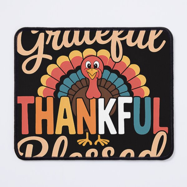 Item preview, Turkey Grateful Thankful Blessed Thanksgiving designed and sold by TearsSan.