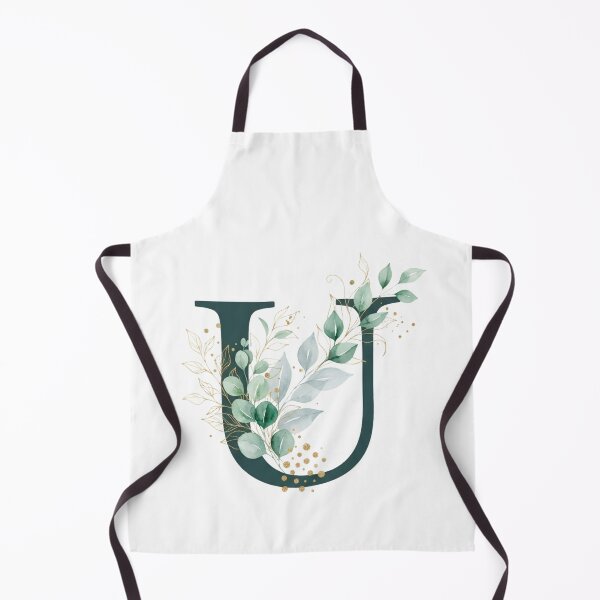Item preview, Sage Green Botinical Letter U designed and sold by ITCHAWAWAA.