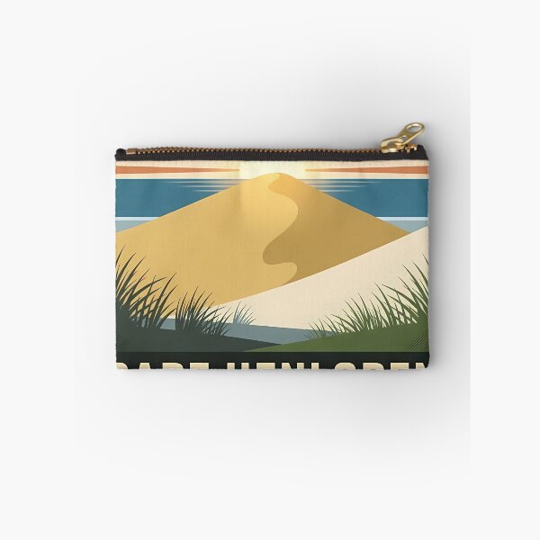 Item preview, Cape Henlopen State Park Dune Shoreline Sticker designed and sold by DetourDgn.