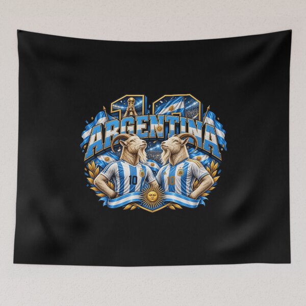 Item preview, Argentina Football Goats designed and sold by DebraSLanders.