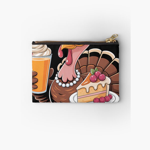 Item preview, Turkey Drinking Coffee Bow Thanksgiving Womens Turkey Day designed and sold by TearsSan.